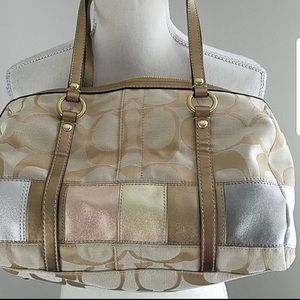 Lovely* Coach Soho Multi Khaki Signature Satchel
